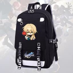 Balo nam nữ in hình HONKAI IMPACT STAR RAIL ver CUTE FACE game chibi anime cặp sách đi học tiện lợi thời trang 9