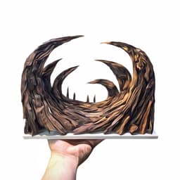 RF Aquarium l Hardscape Cổng Vòm Ver.2 Premium - Bố Cục Gỗ Lũa Tự Nhiên Lập Dị Độc Bản 2