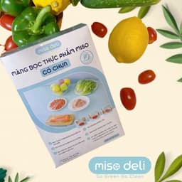 Màng Bọc Thực Phẩm Bo Chun MISO  - Màng Pe An Toàn Với Thực Phẩm - Sản Xuất Tại Việt Nam  - Kiểm Nghiệm An Toàn Định Kỳ. 6