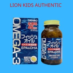 Dầu cá Omega 3 Orihiro Fish Oil Nhật Bản hộp 180 viên 2