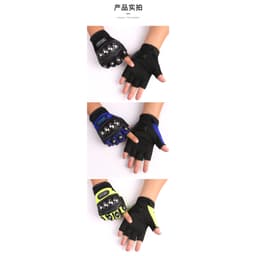 Găng tay xe máy gù Inox Sport- full ngón - cụt ngón, Găng tay Phượt đi xe máy , bảo vệ mu bàn tay 7