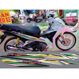 Tem rời xe Future 2022 Chất liệu PVC Cao Cấp 3 lớp, chống nước, chống phai màu 3