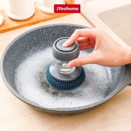 Dụng Cụ Cọ Rửa Chén Bát Xoong Nồi Bếp Ăn JYoohome Có Bình Đựng Xà Phòng Bàn Chải Nhà Bếp Đa Năng 1