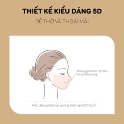 [Gói 10 Chiếc]Khẩu trang trẻ em 5D Gumi 3 lớp mask kháng khuẩn lọc bụi PM 2.5 4