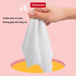 Bịch 64 Khăn Giấy Ướt Mini Bỏ Túi JYoohome Khăn Ướt Đa Năng Du Lịch Dùng Được Cho Trẻ Em 3