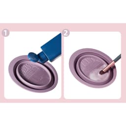 Chén silicon giặt cọ rửa mút trang điểm GECOMO có thể gấp gọn tiện lợi dành cho makeup - Hity Beauty 8