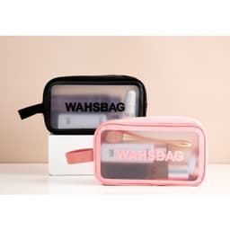 Set 3 túi WASHBAG trong suốt đựng đồ trang điểm, mỹ phẩm du lịch chống thấm nước - Hity Beauty 2