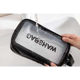 Set 3 túi WASHBAG trong suốt đựng đồ trang điểm, mỹ phẩm du lịch chống thấm nước - Hity Beauty 5