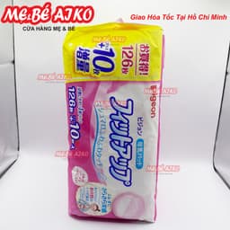 (Gói Tiết Kiệm) Miếng lót thấm sữa Pigeon 126 miếng Tặng Thêm 10 Miếng Hàng Nội Địa Nhật 3