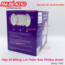 Miếng lót thấm sữa Philips Avent dùng một  lần (60 cái/hộp) 4