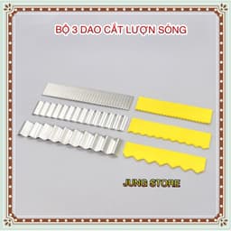 Bộ 3 dao cắt lượn sóng làm bánh tạo hình M317 1