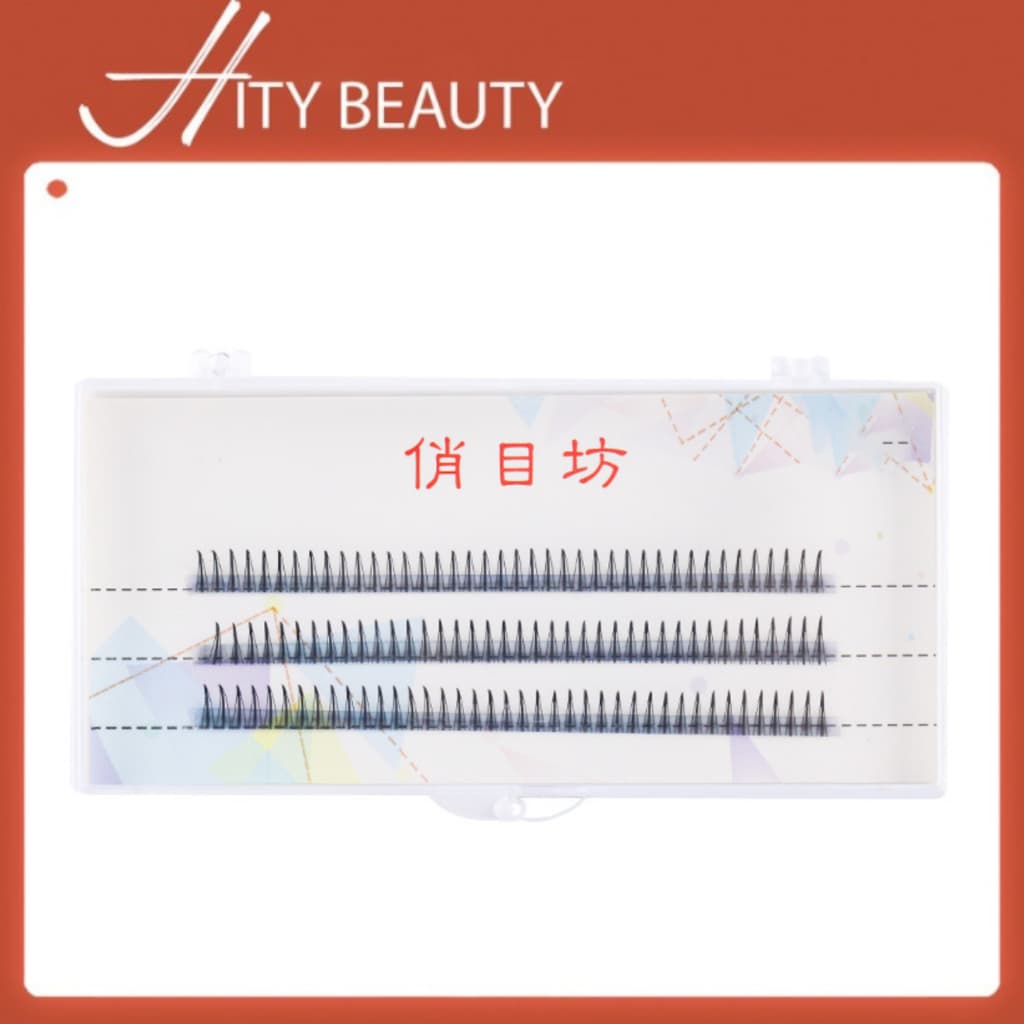 Lông mi giả dạng chùm 8-12mm tự nối phong cách Hàn Quốc dành cho makeup - Hity Beauty
