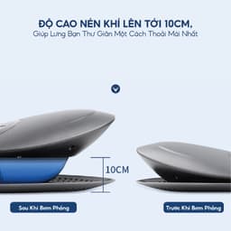 Máy Massage Lưng TAKARA MT-01, Đệm Mát Xa Lưng Có Nhiệt Hồng Ngoại, Massage Giảm Đau Lưng, Hông, Eo, Thoái Hoá Cột Sống 6