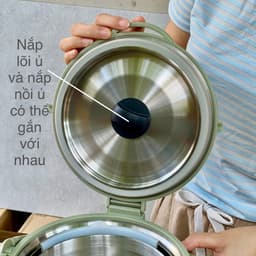 Nồi ủ chân không Kaiyo Nhật Bản Nồi nấu chậm Dung Tích 3L 4.5 lít bảo hành 12 tháng 2