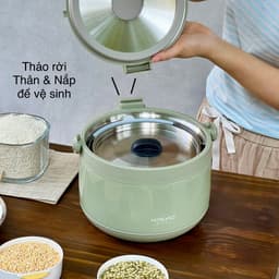 Nồi ủ chân không Kaiyo Nhật Bản Nồi nấu chậm Dung Tích 3L 4.5 lít bảo hành 12 tháng 3