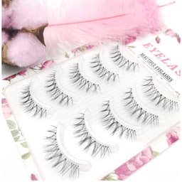 Bộ 5 cặp mi giả gân trong chất liệu mỏng nhẹ dành cho makeup chuyên nghiệp - Hity Beauty 4