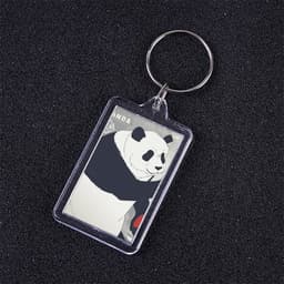 ( VUÔNG ) Móc khóa mica IN HÌNH JUJUTSU KAISEN Chú Thuật Hồi Chiến ver NỀN CHỮ anime chibi xinh xắn tiện lợi dễ thương 7