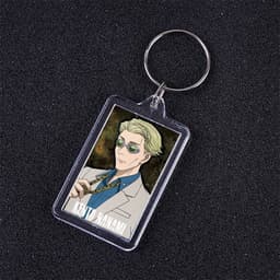 ( VUÔNG ) Móc khóa mica IN HÌNH JUJUTSU KAISEN Chú Thuật Hồi Chiến ver NỀN CHỮ anime chibi xinh xắn tiện lợi dễ thương 2