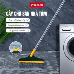 Chổi Chà Sàn Nhà Tắm 2in1 JYoohome Cây Gạt Nước Nhà Tắm Vệ Sinh Nhà Cửa Thông Minh Xoay 120 Độ 1