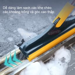 Chổi Chà Sàn Nhà Tắm 2in1 JYoohome Cây Gạt Nước Nhà Tắm Vệ Sinh Nhà Cửa Thông Minh Xoay 120 Độ 5