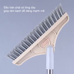 Chổi Chà Sàn Nhà Tắm 2in1 JYoohome Cây Gạt Nước Nhà Tắm Vệ Sinh Nhà Cửa Thông Minh Xoay 120 Độ 7