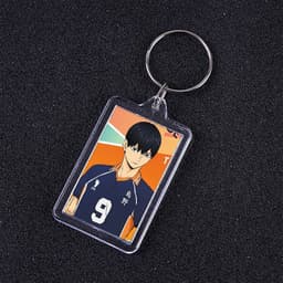 ( VUÔNG ) Móc khóa mica IN HÌNH HAIKYUU!! Vua Bóng Chuyền ver ĐỒNG PHỤC anime chibi xinh xắn dễ thương 8