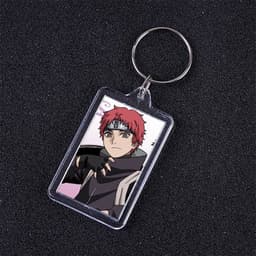 ( VUÔNG ) Móc khóa mica IN HÌNH NARUTO ver POP anime chibi xinh xắn dễ thương 3