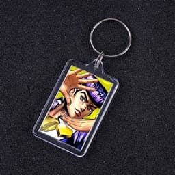 ( VUÔNG ) Móc khóa mica IN HÌNH JoJo's Bizarre Adventure Cuộc Phiêu Lưu Bí Ẩn anime chibi xinh xắn dễ thương 6