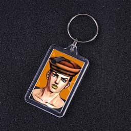( VUÔNG ) Móc khóa mica IN HÌNH JoJo's Bizarre Adventure Cuộc Phiêu Lưu Bí Ẩn anime chibi xinh xắn dễ thương 8