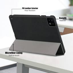 [Ảnh Thật] Bao Da MTB Xia0mi Mi PAD 6 / 6 PRO 11" 2023 Gấp 3 Khúc Lưng Cứng Có Nam Châm 3