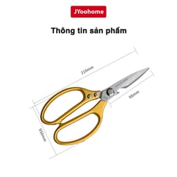 Kéo Làm Bếp Đa Năng SK5 JYoohome Kéo cắt gà cắt vải cắt giấy siêu sắc đạt tiêu chuẩn Nhật Bản 7