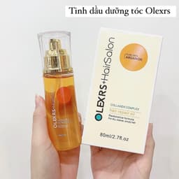Combo Dầu Gội Xả Olexrs Kèm Kem Ủ Tóc Và Tinh Dầu Dưỡng Giúp Phục Hồi Tóc Olexrs Argan Oil Collagen Hair Salon 7