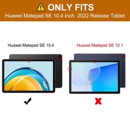 [Ảnh Thật] Bao da Huawei MatePad SE 10.4" 2023 Gấp 3 Khúc Lưng Cứng Có Nam Châm 2