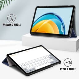[Ảnh Thật] Bao da Huawei MatePad SE 10.4" 2023 Gấp 3 Khúc Lưng Cứng Có Nam Châm 4