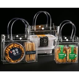 5 TÚI -Túi Xách Bằng Nhựa PVC Trong Suốt Bảo Vệ Môi Trường 5
