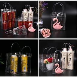 5 TÚI -Túi Xách Bằng Nhựa PVC Trong Suốt Bảo Vệ Môi Trường 2