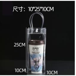 4 CÁI --Túi xách nhựa trong suốt đa năng tiện lợi 2