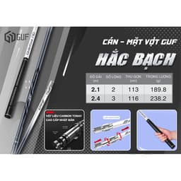 Cán Vợt Hắc Bạch 2