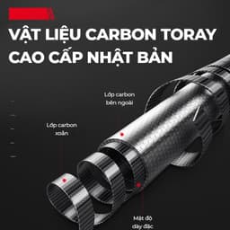 Gác Cần GUF Hắc Bạch 9