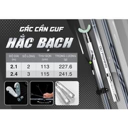 Gác Cần GUF Hắc Bạch 2