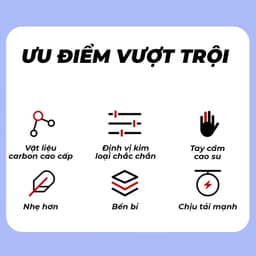 Cán Vợt Hắc Bạch 3