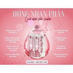 Hồng Nhan Phấn Bách Y Sâm Duyên Thị TRẮNG SÁNG DA MỜ NÁM (Mẫu hộp mới nhất) Hộp 60 gói x 3gr 8