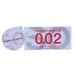 Bao cao su Sagami 002 siêu mỏng bcs non latex hộp 2c OiO VN 4