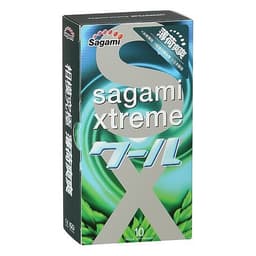 Bao cao su Sagami Spearmint hương bạc hà bcs kéo dài thời gian Hộp 10c OiO VN 2