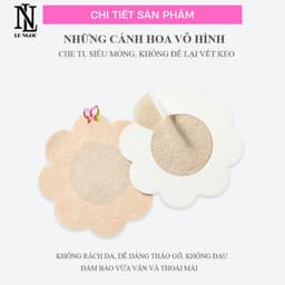 Hộp 60 Miếng Dán Ti Siêu Tiết Kiệm, Dán Nhũ Hoa Giấy Cao Cấp Dùng 1 Lần 4