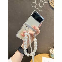 [CÓ SẴN] Kèm thanh bản lề Ốp Z Flip 8 - Z Flip7 -  Flip5 - Flip6 5G nhựa cứng mỏng nhẹ 2 dây tháo rời dễ thương 5