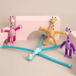 Hươu rút cổ kéo dài rút dính phát sáng nhiều màu sắc tạo hiều hình dáng đáng yêu cho bé 2