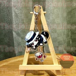 (mua 1 tặng 1) Móc khóa KIMETSU NO YAIBA Thanh Gươm Diệt Quỷ ver TREO ĐỒ keyring mica anime chibi quà tặng dễ thương 5