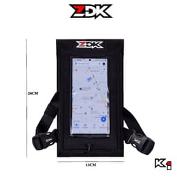 Túi ZDK mini, Túi treo đầu xe máy đựng điện thoại, thiết kế mới có lỗ sạc, 2 lớp hỗ trợ thoát nhiệt 4