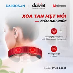 Máy massge cổ xung điện Daikiosan DVMG-00003 chính hãng [Hỏa tốc 30 phút] 5